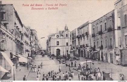 # TORRE DEL GRECO: PIAZZA DEL POPOLO - MONUM. A GARIBALDI