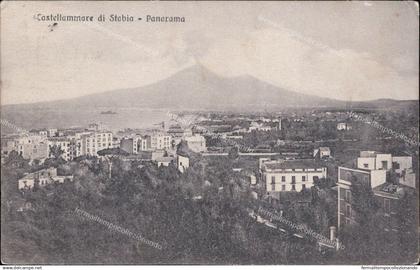 ar627 cartolina castellammare di stabia panorama provincia di napoli