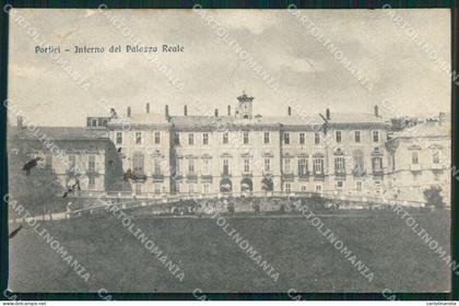 Napoli Portici Palazzo Reale cartolina XB1912