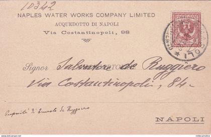 * NAPOLI - Testatina, Acquedotto - Naples Water Works Company Limited 1912