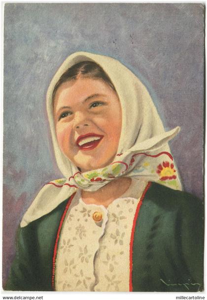 COSTUME SARDEGNA, BAMBINA DI ORISTANO, 1960