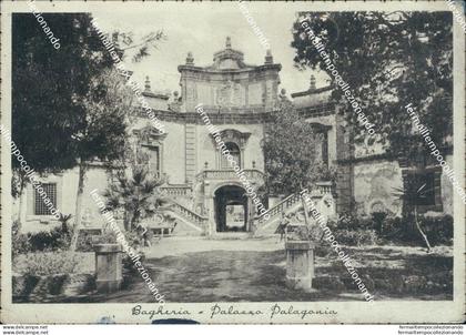 ab785  cartolina bagheria  palazzo provinciale  provincia di palermo