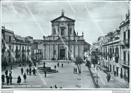 ag788 cartolina bagheria  piazza del duomo provincia di palermo