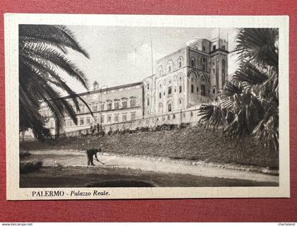 Cartolina - Palermo - Palazzo Reale - 1939