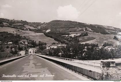 Cartolina - Pastorello ( Parma ) visto dal Ponte sul Parma - 1968