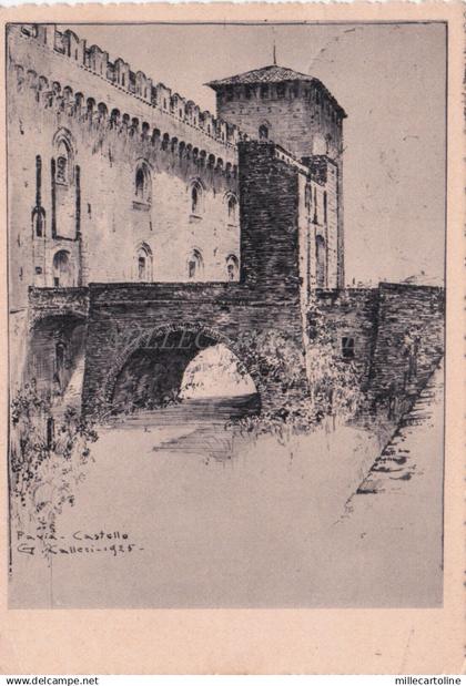 PAVIA - Castello, Calleri 1942