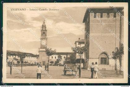 Pavia Vigevano Carretto cartolina KF2379