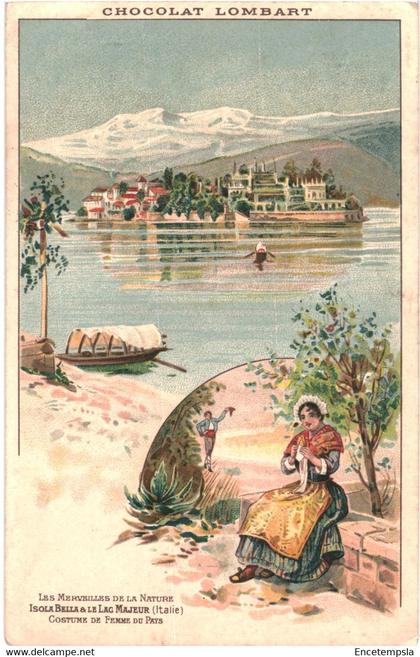 CPA-Carte Postale -Italie-illustration  Isola Bella le lac Majeur Costume de femme du pays   1907 VM43467