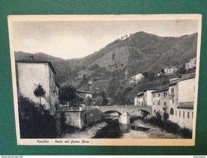 Cartolina Pracchia - Ponte Sul Fiume Reno - 1941