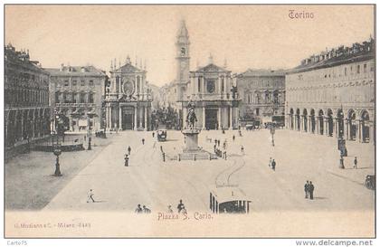 Italie - Torino - Piazza San Carlo