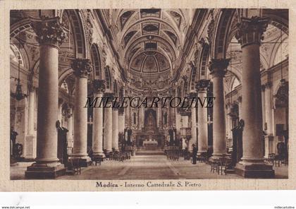 MODICA:  Interno Cattedrale S. Pietro   1946