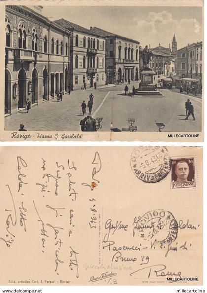 # ROVIGO:  PIAZZA GARIBALDI   1943