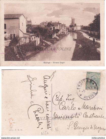 ROVIGO: Riviera Bagni   1914