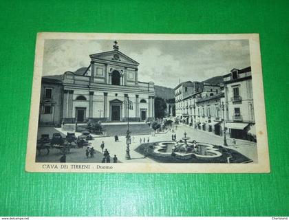 Cartolina Cava de' Tirreni - Duomo 1936