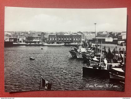 Cartolina - Porto Torres ( Sassari ) - Il Porto - 1957