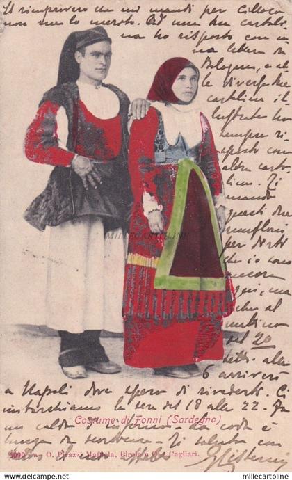 * SARDEGNA - Costume di Fonni 1905