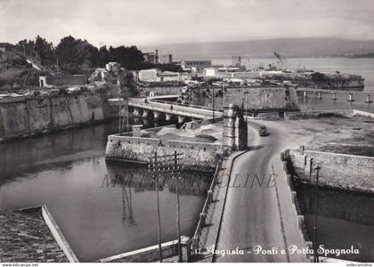 AUGUSTA: Ponti e Porta Spagnola    1957