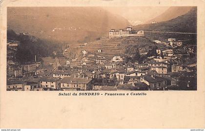 Italia - SONDRIO - Panorama e Castello