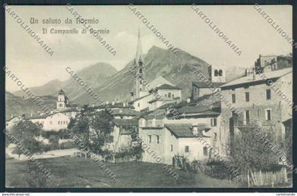 Sondrio Bormio cartolina RB4096