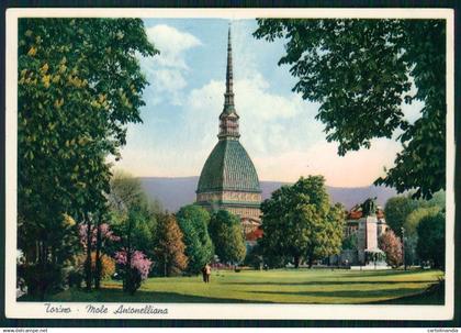 Torino città Mole Antonelliana Foto FG cartolina MZ2613