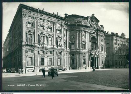 Torino città Palazzo Carignano Auto Foto FG cartolina MZ2577