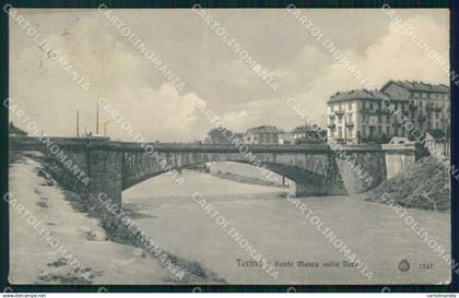 Torino Città Ponte Mosca sulla Dora Brunner 4647 cartolina MZ6448