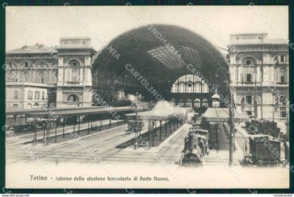 Torino Città Stazione Porta Nuova Treno cartolina VK1866