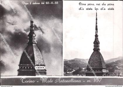 bh620 cartolina torino citta' mole antonelliana piemonte