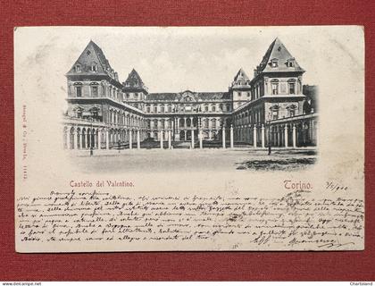 Cartolina - Castello del Valentino - Torino - 1900