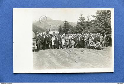 Cartolina Coazze - Gruppo di persone - 1940 ca.