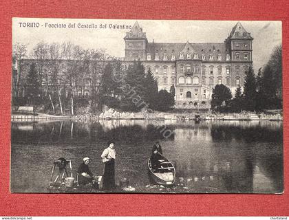 Cartolina - Torino - Facciata del Castello del Valentino - 1903