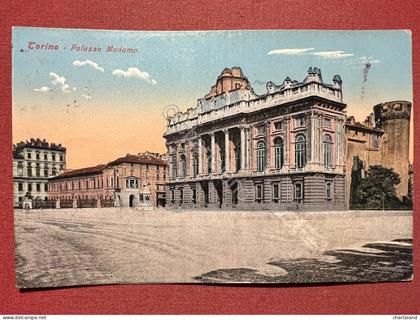 Cartolina - Torino - Palazzo Madama - 1917