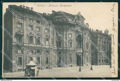 Torino Città Palazzo Carignano cartolina MZ8124
