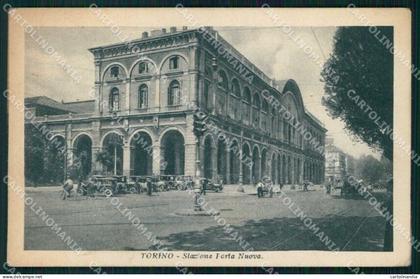Torino Città Stazione Porta Nuova Tram cartolina MZ6082