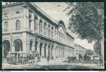 Torino Città Stazione Porta Nuova Tramway cartolina MZ8503