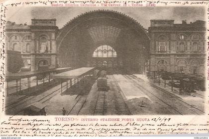 # TORINO: INTERNO DELLA STAZIONE PORTA NUOVA - 1899