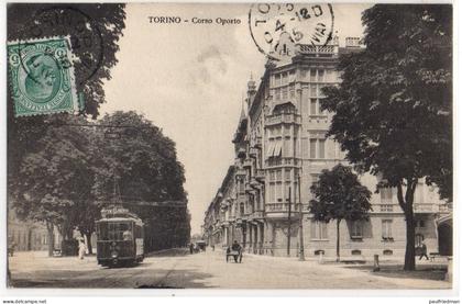 Torino - Corso Oporto - Viaggiata 1915 - (vedi descrizione)