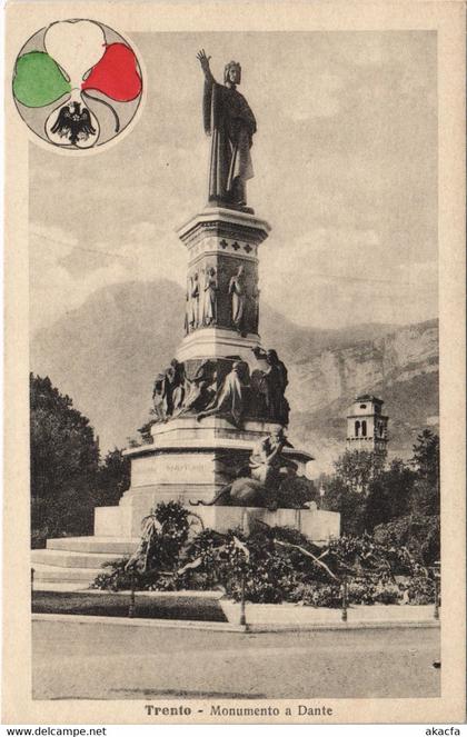 CPA Trento Monumento a Dante TRENTINO-ALTO ADIGE ITALY (809110)