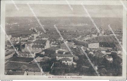 ba104 cartolina vittorio veneto panorama treviso veneto 1922