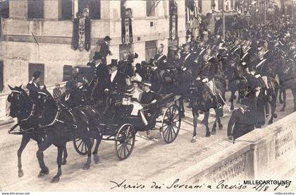 # TREVISO: ARRIVO DEI SOVRANI A TREVISO- DIDASCALIA  SCRITTA A PENNA 1903