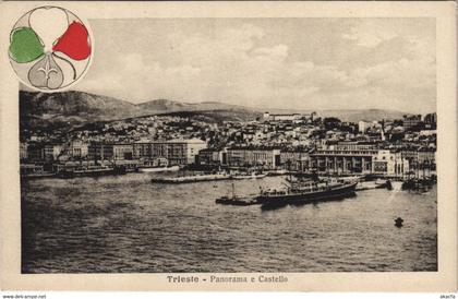 CPA Trieste Panorama e Castello FRIULI-VENEZIA GIULIA ITALY (809431)