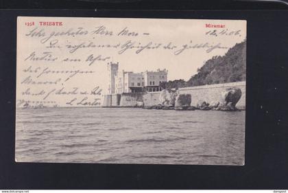 Trieste AK Miramar 1906