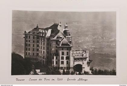 Cartolina - Varese - Campo dei Fiori - Grande Albergo - 1950 ca.