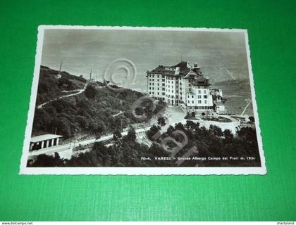 Cartolina Varese - Grande Albergo Campo dei Fiori 1940 ca