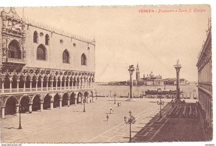 CP - Venetie , Venice , Venezia - Piazetta e Isola S. Giorgio