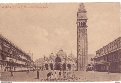 CP - Venetie , Venice , Venezia - Piazza S. Marco dal Palazzo Reale