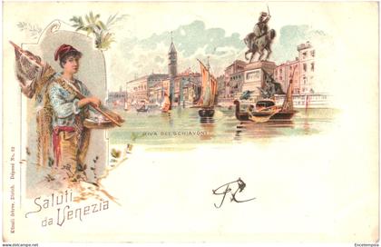 CPA Carte postale  Italie Venezia Saluti da Venezia 1898  VM74483