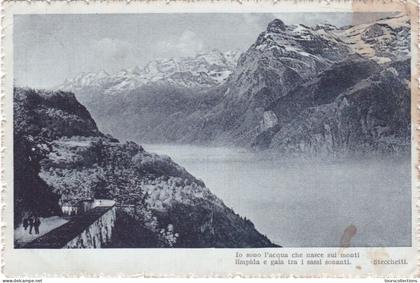 CPA ITALIE @ Cachet de  COVOLO - Carte de 1916 - Montagne des Alpes au Nord