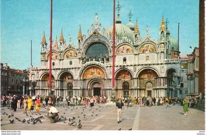 POSTAL   VENECIA  -ITALIA  -BASILICA DE SAN MARCOS