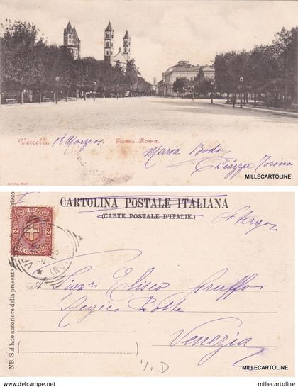 # VERCELLI: PIAZZA ROMA 1901